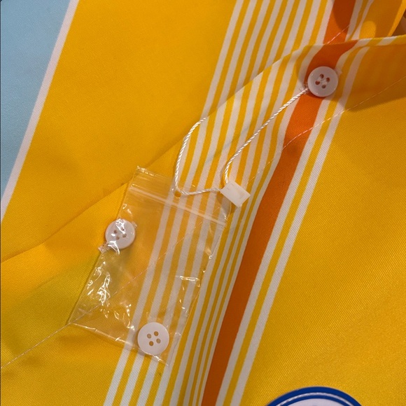 PABST TWO Piece set Hawaiian shirt and board shirts yellow blue size medium - Picture 11 of 11